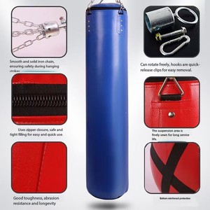 <span class=keywords><strong>Sac</strong></span> <span class=keywords><strong>de</strong></span> <span class=keywords><strong>frappe</strong></span> suspendu réglable en hauteur en matériau PU <span class=keywords><strong>de</strong></span> haute qualité avec rembourrage en mousse EVA <span class=keywords><strong>Sac</strong></span> <span class=keywords><strong>de</strong></span> <span class=keywords><strong>frappe</strong></span> lourd - Product Image 2