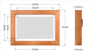Waveshare ESP32-S3-PhotoPainter Cornice Fotografica in Legno Massiccio con Display E-paper a Colori E6 da 7,3 Pollici, Lunga Durata in Standby, 800*480 - Product Image 6