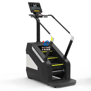 เครื่องออกกำลังกายแบบปีนบันได YG Fitness รุ่น YG-C009 สำหรับใช้งานหนัก (แบบคีย์บอร์ด) เครื่องปีนบันไดเชิงพาณิชย์ เครื่องคาร์ดิโอสำหรับออกกำลังกาย - Product Image 1