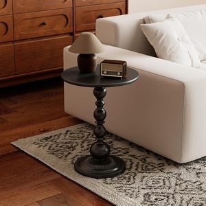 French Creative Mini Bedside Table Modern Design with Small Storage Rack Black Iron Materials Bedroom Use Home Furniture - Product Image 3