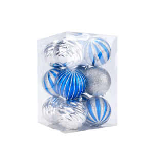 Bolas de Navidad de plástico impermeables únicas de alta calidad bola decorativa interior reutilizable calidad garantizada para Navidad - Product Image 1