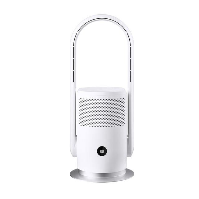 Bladeless Purification Fan Intelligent Air Purifier with Hepa Filter for Outdoor Hotels and Households Made of Plastic