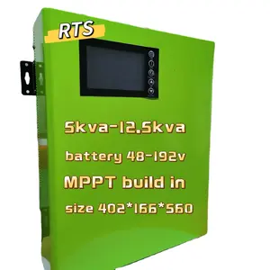 24V 1.6KW DC 220/230V AC Pure Sine Wave Solar Inverter Double MPPT On/Off Grid Solar Hybrid Inverter