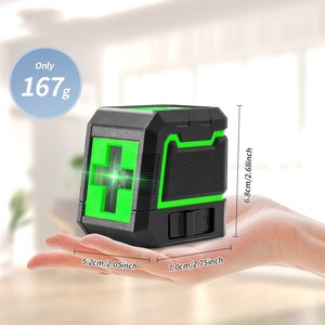 Dingyue cấp công nghiệp tự san phẳng màu xanh lá cây chéo dòng laser cấp 2 dòng để trang trí nhà - Product Image 2