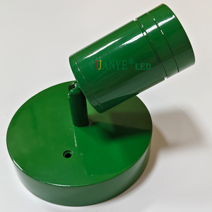 7W 그린 바디 IP65 DMX512/WiFi 제어 15-90 빔 각도 Yuaneled YY-TG2K 방수 COB 조각 야외 스포트라이트 - Product Image 1