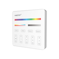 Télécommande murale intelligente sans fil 2,4 G à 4 zones B4 RGB+CCT pour panneau intelligent