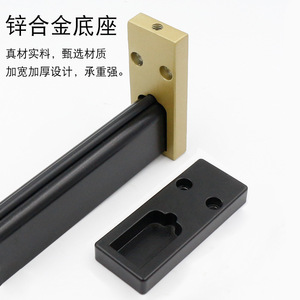 <b>Wall</b> <b>Mounted</b> Coat Rack Zinc Alloy Rectangle Heavy Duty 200Lb Capacity For Door Or <b>Wall</b> Use - Product Image 4