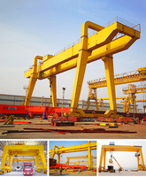 Prix direct usine Grue portique à double poutre type A sur rail mobile, capacité de levage 25 et 30 tonnes