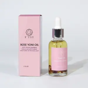 OEM Vagina Massage Essential Oil Rose Petal SPA Yoni Oil Detox Feminine Care Daily Oil