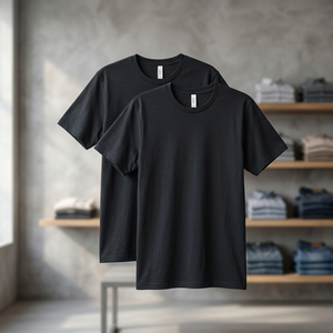 เสื้อยืดคอกลมแขนสั้นผ้าฝ้ายแท้ 100% ทรงลำลอง ระบายอากาศได้ดี ใส่สบาย ไซส์ US  สำหรับทุกเพศ - Product Image 3
