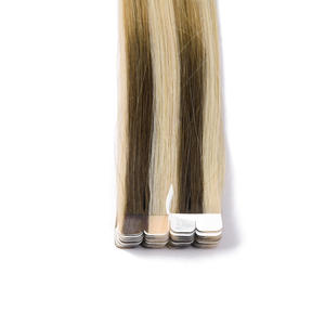 K.S WIGS Daily Glam 100% Cheveux Humains Remy Légers et Faciles à Poser pour le Travail et le Quotidien Chic Extensions de Cheveux Mini-tape Sans Couture - Product Image 4