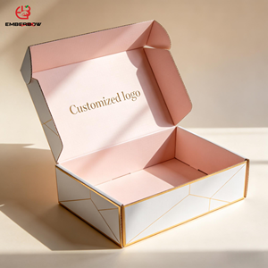 Boîte cadeau pliable magnétique de grande taille, écologique, en carton rigide de luxe, avec logo personnalisé, emballage en papier - Product Image 1