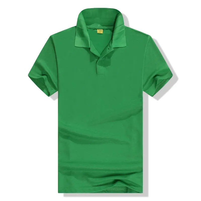 2022 Wholesale Custom Logo Short Sleeve Lapel Polyester Polo Shirt Fashion Men'S Solid Color Workwear Cheap T-Shirt