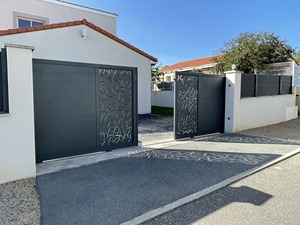 An Ninh trượt cổng Hợp kim nhôm tùy chỉnh nhà đường lái xe tự động chính thiết kế cổng - Product Image 5