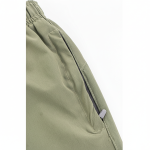 Pantalones Cortos Formales Cargo para Hombre, Tejidos de Lana, con Estampado Vintage, Cintura Media, Estilo Vietnamita, 100% Poliéster de Secado Rápido, con Cremallera, OEM ODM Needle - Product Image 1