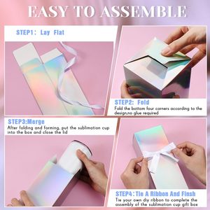 Cajas <span class=keywords><strong>de</strong></span> Regalo <span class=keywords><strong>de</strong></span> Papel Plegables Personalizadas al por Mayor <span class=keywords><strong>de</strong></span> Primera Calidad con Cinta, Solución <span class=keywords><strong>de</strong></span> Almacenamiento Única - Product Image 3