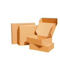 Cajas de Cartón Corrugado para Envíos, Materiales Reciclados, Color y Tamaño Personalizados, Impresión a Cuatro Colores para Empaquetado de Envíos de Pequeñas Empresas