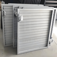 Ombrage électrique en alliage d'aluminium, fenêtre à persiennes antivol, anti-espionnage et de ventilation