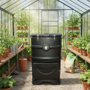 Contenedor <span class=keywords><strong>de</strong></span> Compostaje para Gusano <span class=keywords><strong>de</strong></span> la Tierra Winslow & Ross, 29 Galones, con Termómetro Removible y Visible - Product Image 6