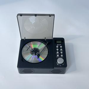 Lecteur CD vintage, haut-parleur Bluetooth, radio, lecteur audio multifonctionnel pour musique locale, mini lecteur de disques portable sans fil - Product Image 6