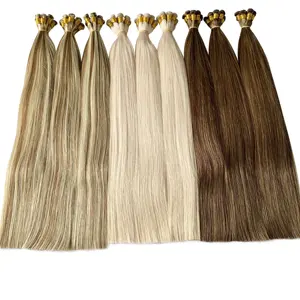 100% super double drawn Russian human hair extensions full cuticle intact customized service wholesale price hand tied weft