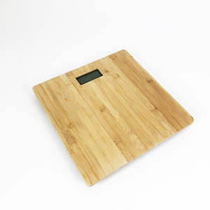 BSCI电子数字天然竹体浴室秤家用200千克oem标志 - Product Image 2