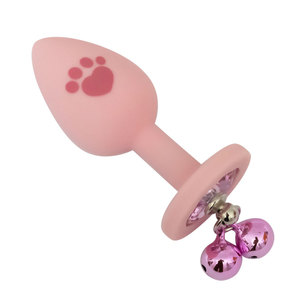 OEM Grote, Middelgrote en Kleine Siliconen Anale Plug met Diamant voor Anale SM Draagbare Volwassen Masturbatie Seks Speelgoed - Product Image 3