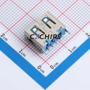 HC-USB3.0-L100-ZP USB Connector Through hole Component (THT) Connector Type-A USB 3.0 Female Through Hole - Product Image 2