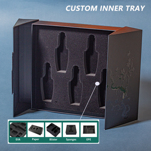 กล่องบรรจุภัณฑ์เครื่องสำอางเปิดประตูแบบแม่เหล็กสองประตูพร้อมแผ่นกระดาษสีเทาแบบยั่งยืนบรรจุภัณฑ์แบบสร้างสรรค์ออกแบบได้ตามต้องการ - Product Image 4