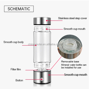 En İyi Kalite Tedarikçi Zengin Hidrojenli Su Üretici Negatif İyonlu Şarj Edilebilir Hidrojenli Su Şişesi - Product Image 3