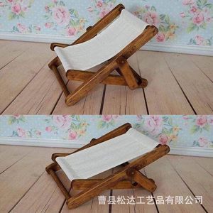 Nouveaux accessoires de photographie rétro pour bébés, chaise à bascule vieillie, nouveaux accessoires de photographie pour nouveau-nés. - Product Image 3