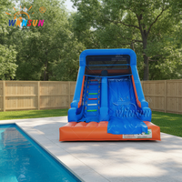 Glissières gonflables d'intérieur sèches extérieures remplies d'air de terrain de jeu d'enfants de jeu commercial fait sur commande de WINSUN CH