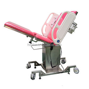 <span class=keywords><strong>Cama</strong></span> de Partos Obstétrica Eléctrica de Alta Calidad con <span class=keywords><strong>Mesa</strong></span> <span class=keywords><strong>Auxiliar</strong></span> Doble - Product Image 5