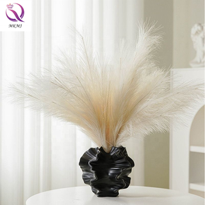 <span class=keywords><strong>Vaso</strong></span> moderno in ceramica ondulato con conchiglia oceanica elegante da tavolo creativi irregolari ornamenti nordici opachi <span class=keywords><strong>vaso</strong></span> di fiori per la decorazione della casa - Product Image 3