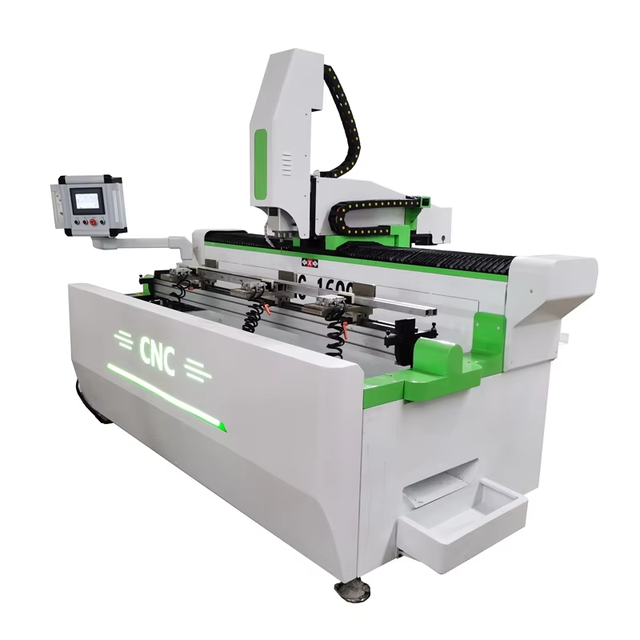China Professional 1600mm Aluminium Window and Door Lock Hole Making CNC Copy Router Metal CNC Milling Drilling Machine for Sale