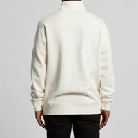 OEM Vêtements de ville personnalisés de haute qualité pour hommes pulls à col montant avec demi-fermeture éclair survêtements sweat à capuche en polaire pour homme