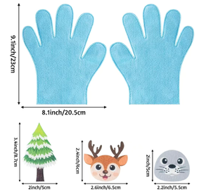 Động vật 2025 cảm thấy câu chuyện con rối ngón tay kể chuyện con rối học tập sớm nhập vai găng tay con rối - Product Image 5