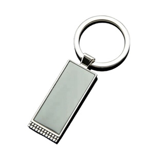 Best Seller Custom Metal Keychain Rectangular <strong>Keyring</strong> - Product Image 3