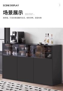 Lussuosa Credenza e Mobile Contenitore Moderno Minimalista in Legno Massello da Parete, Ideale per l'Ingresso di una Villa - Product Image 5
