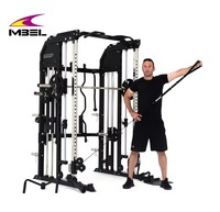 Ensemble d'équipements d'entraînement multifonctionnels intégrés pour la musculation à domicile, machine Smith, prix bas, nouvelle fabrication