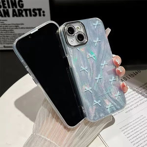 Film de protection d'objectif effet plume scintillante pour coque de téléphone Apple 17 Pro Max, compatible iPhone 14 Plus, 13, Butterfly 16 - Product Image 4