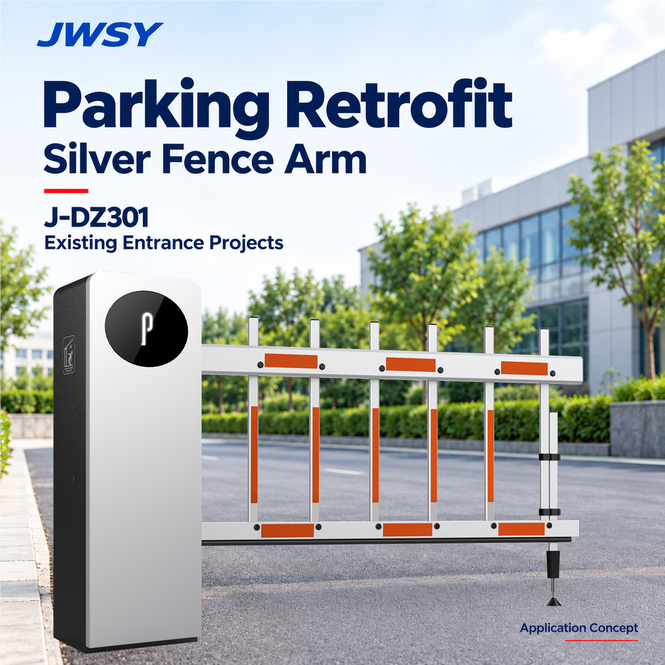 Fence Arm Barrier Gate With Manual Handwheel for Access During Power ...