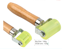 Rodillo de insonorización para coche con mango de madera/plástico, herramienta de rodillo de goma para filtro de sonido y ruido en sistemas de audio automotriz