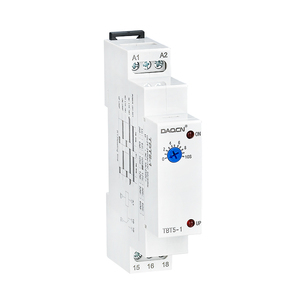 DAQCN TBT5-<strong>1</strong> Wide Voltage Timer on <strong>Delay</strong> 50-60Hz 1SPDT Din Rail Time Relay - Product Image 1