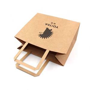 Bolsa de Compra de Papel Kraft Multicapa con Logotipo Personalizado Impreso y Diferentes Tipos de Asas - Product Image 2