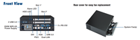 Mini PC industriel compact Advantech AIMC-3202 avec accès frontal, micro-ordinateur avec processeur Intel Core I7/i5/i3