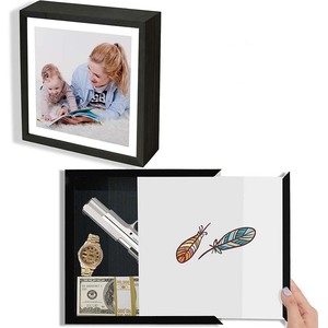 Tùy Chỉnh Đồ Chơi Bằng Gỗ <span class=keywords><strong>Handgun</strong></span> Hidden Lưu Trữ Giá Với Khung Ảnh Và Bí Mật Trang Trí Đồ Chơi Bằng Gỗ <span class=keywords><strong>Handgun</strong></span> Hộp - Product Image 3