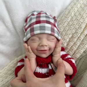 Usine directe 44cm Reborn bébé Silicone nouveau-né fille poupée peluche bouche ouverte réaliste doux sourire pour Photo accessoires éducation - Product Image 3