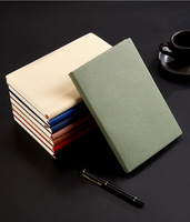 Carnet Bview Art A5, couverture en cuir PU souple, carnet ligné coloré pour le bureau, l'école, la maison, les affaires, l'écriture, 200 pages