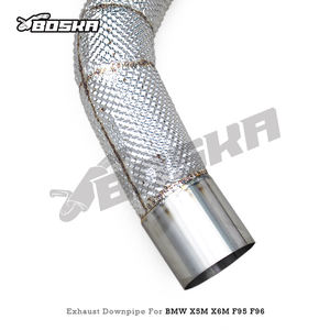 Precio de fábrica Boska tubo de escape para <span class=keywords><strong>BMW</strong></span> M5 F90 <span class=keywords><strong>M8</strong></span> F9X 4,4 T 2018-2023 <span class=keywords><strong>Tuning</strong></span> Sistema de tubo de bajada de rendimiento de acero inoxidable - Product Image 4